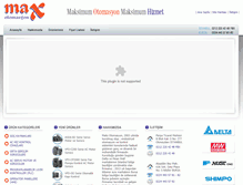 Tablet Screenshot of maxotomasyon.com